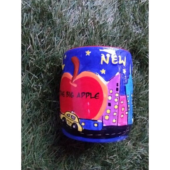 New York The Big Apple Statue of Liberty Taxi Ceramic Coffee Mug Collectible Cup - Picture 12 of 12